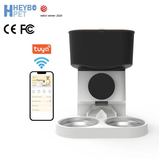 HEYBO Smart Automatic Cat Feeder - 7L- Reliable Automatic Cat Food Dispenser